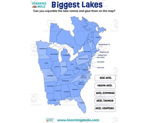 Biggest Lakes Activity