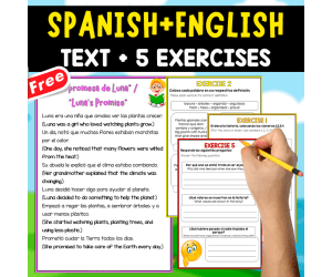 BILINGUAL COMPREHENSION TEXT | “La promesa de Luna” / “Luna’s Promise”