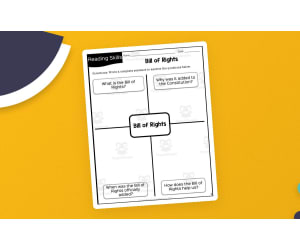 Bill of Rights Reading Packet for 5th Grade