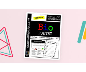 Bio Poetry Writing | Posters & Graphic Organizers