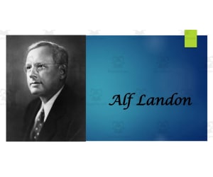 Biography: Alf Landon PPT Former Governor