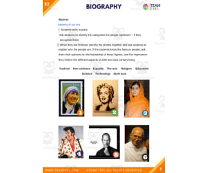 Biography | Upper Intermediate Lesson Plan