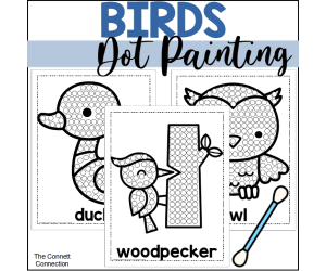Bird Dot Painting - A Fine Motor Art Activity