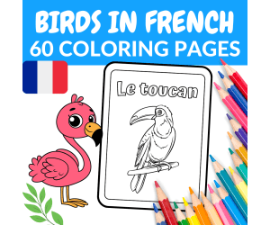 Birds Coloring Pages in French