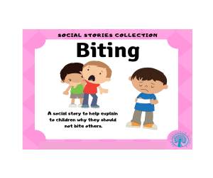 Biting Social Story