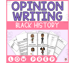 Black History Month Opinion Writing Step-by-Step (Would You Rather)