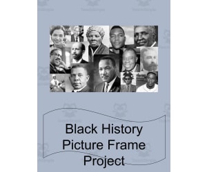 Black History Project Picture Frame Collage