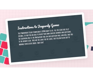 Blank Editable Jeopardy Game