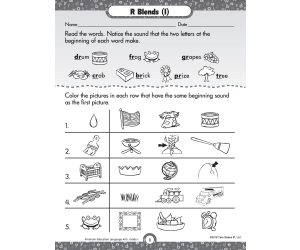 Blends & Digraphs Printable Workbook