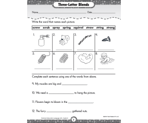 Blends, Digraphs, and Silent Letters Printable Workbook