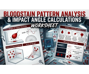 Bloodstain Pattern Analysis & Impact Angle Calculations