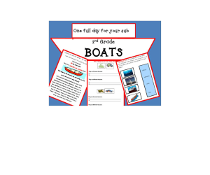 Boats: Full Day Substitute Plans