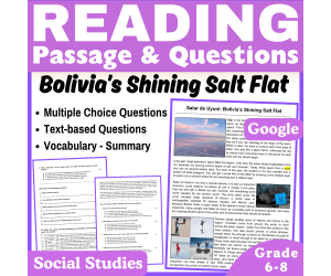 Bolivia’s Salar de Uyuni: Social Studies Reading Passage (Docs)