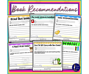 Book Recommendations Forms for Students