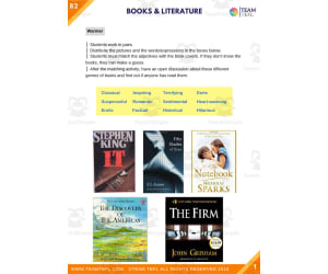 Books & Literature ESL TEFL Upper Intermediate Lesson Plan