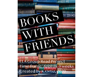 Books With Friends -- a 3-week general "lit circle-style" group reading project