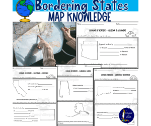Bordering States Map Knowledge