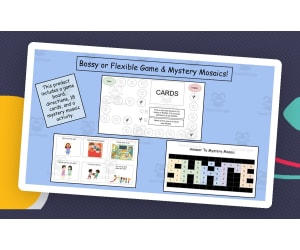 Bossy or Flexible SEL Game and Mystery Mosaic
