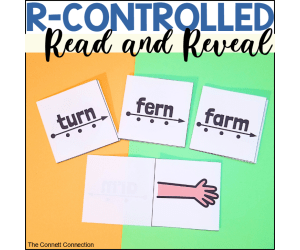 Bossy R Read and Reveal Blending Cards Mixed Practice