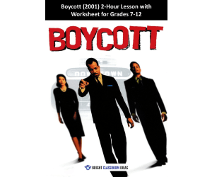 Boycott (2001) 2-Hour Lesson with Worksheet for Grades 7-12
