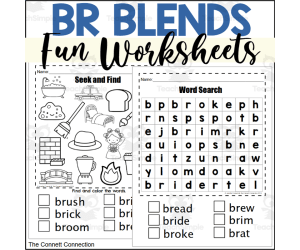 BR Beginning Blends Fun Worksheets
