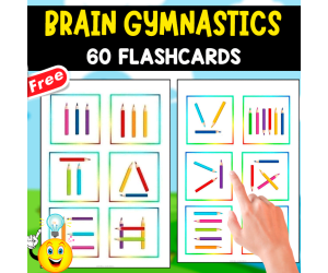 BRAIN GYMNASTICS | 60 FREE FLASHCARDS