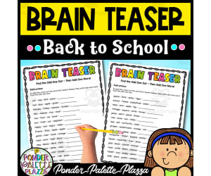 Brain Teaser - Find and Match Activity