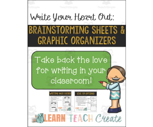 Brainstorming Sheets and Graphic Organizers Packet