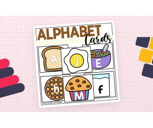 Breakfast Alphabet Cards