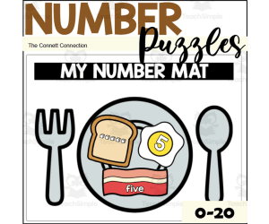 Breakfast Number Puzzles 1-20
