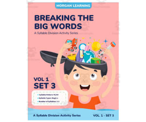 Breaking the Big Words Activity Book | Volume 1, Set 3