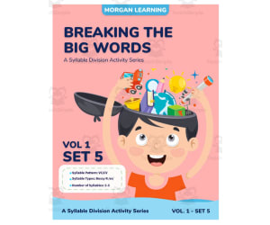 Breaking the Big Words Activity Book | Volume 1, Set 5