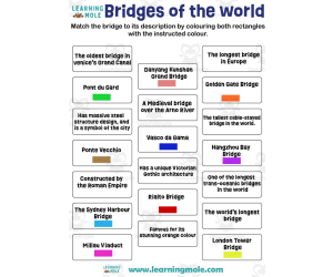 Bridges of the World Activity