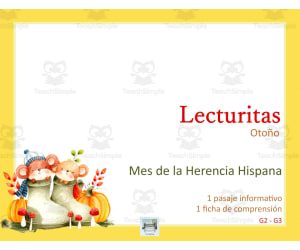 Bridging Lecturita Otoño Spanish Reading Comprehension