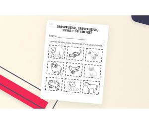 Brown Bear Brown Bear – Story Sequencing Activity