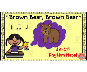 Brown Bear, Brown Bear Rhythm Maps