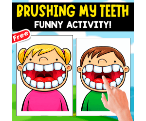 BRUSHING MY TEETH | FUNNY AND INTERACTIVE ACTIVITY