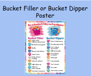 Bucket Filler or Bucket Dipper Poster