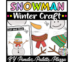 Build a Snowman - Christmas Craft - Winter Activity