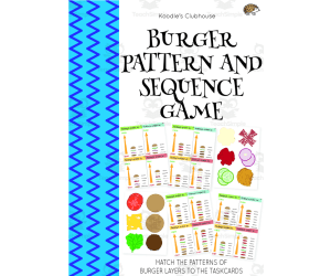Burger Pattern and Sequence Game