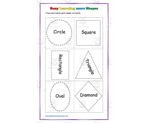 Busy Learning More Shapes Activity