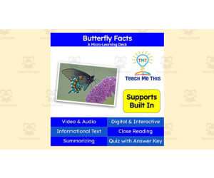Butterfly Facts | Interactive Science Lesson | Micro-Learning Deck