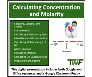 Calculating Concentration and Molarity - Senior Chemistry lesson