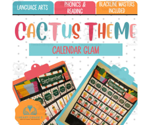 Calendar Glam - Cactus Theme