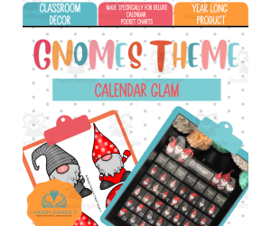 Calendar Glam: Gnomes Theme