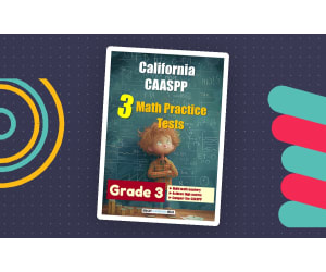 California CAASPP 3 Math Practice Tests for Grade 3