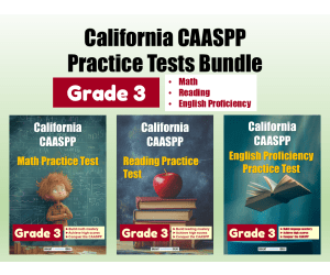 California CAASPP Practice Tests Bundle for Grade 3