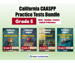 California CAASPP Practice Tests Bundle for Grade 5