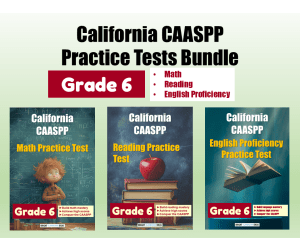 California CAASPP Practice Tests Bundle for Grade 6