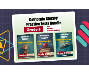 California CAASPP Practice Tests Bundle for Grade 6